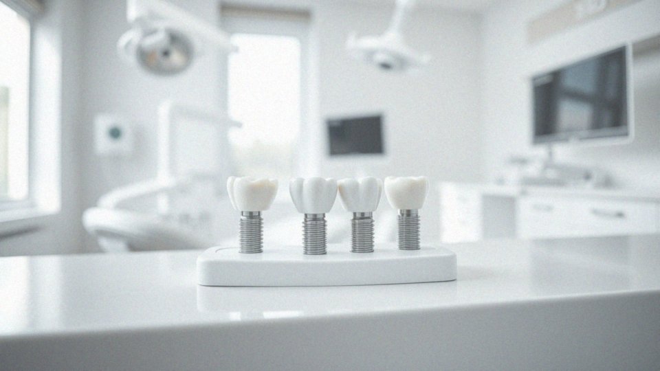 Jakie są zalety użycia czterech niezależnych implantów?