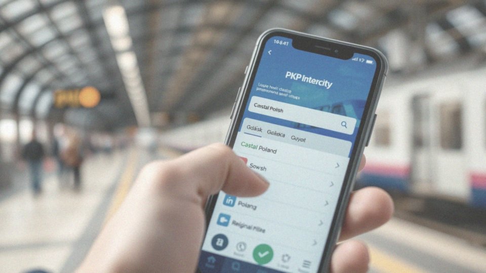 Jak korzystać z aplikacji mobilnej do zakupu biletów PKP nad morze?